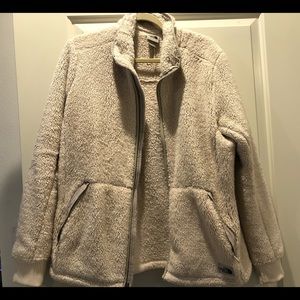 The North Face Campshire (Teddy) cream jacket XL